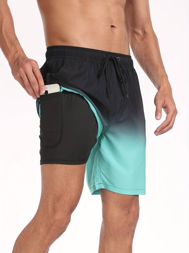 Luso Flamingo Print Swim Trunk