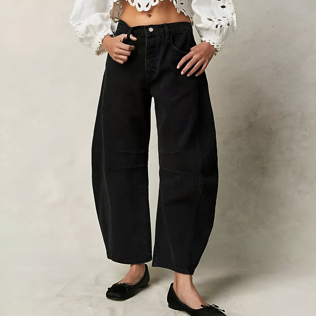 Delphia Relaxed Wide Leg Jeans