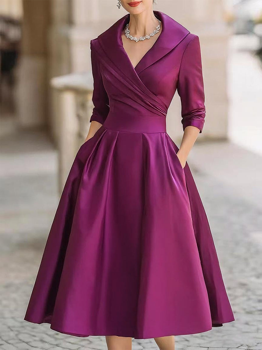 Vasanti Elegant Midi Cocktail Dress