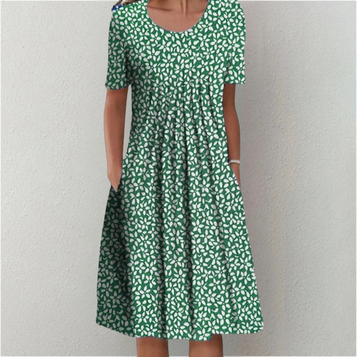 Paula Floral Pocket Midi Dress
