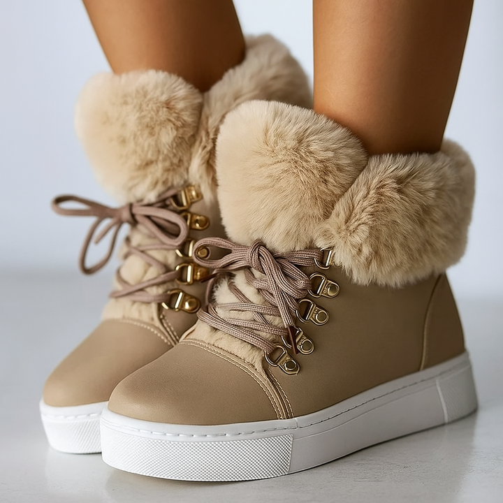 Madeline Fuzzy Ankle Boots