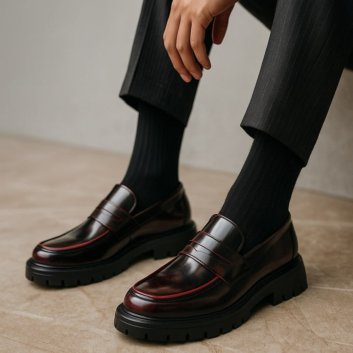 Lucciano Leather Loafers