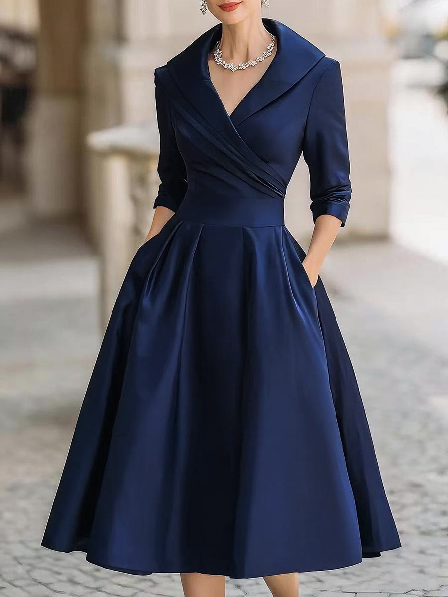 Vasanti Elegant Midi Cocktail Dress