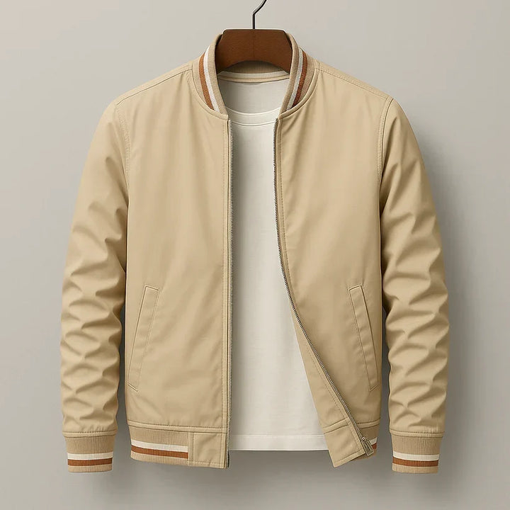 Bartholomew Striped Rib Bomber