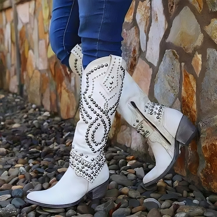 Estelline Studded Western Boots