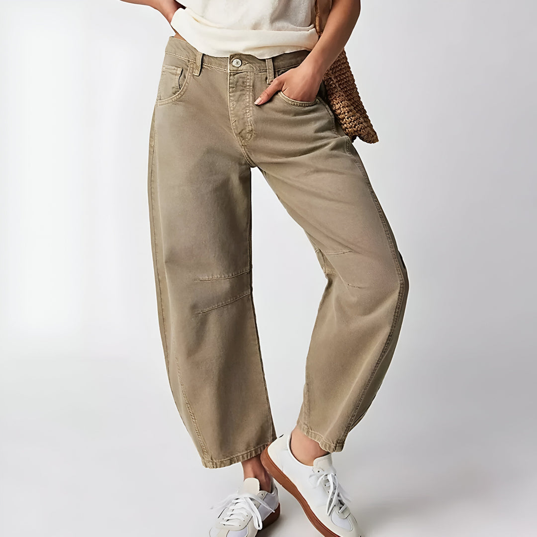 Delphia Relaxed Wide Leg Jeans