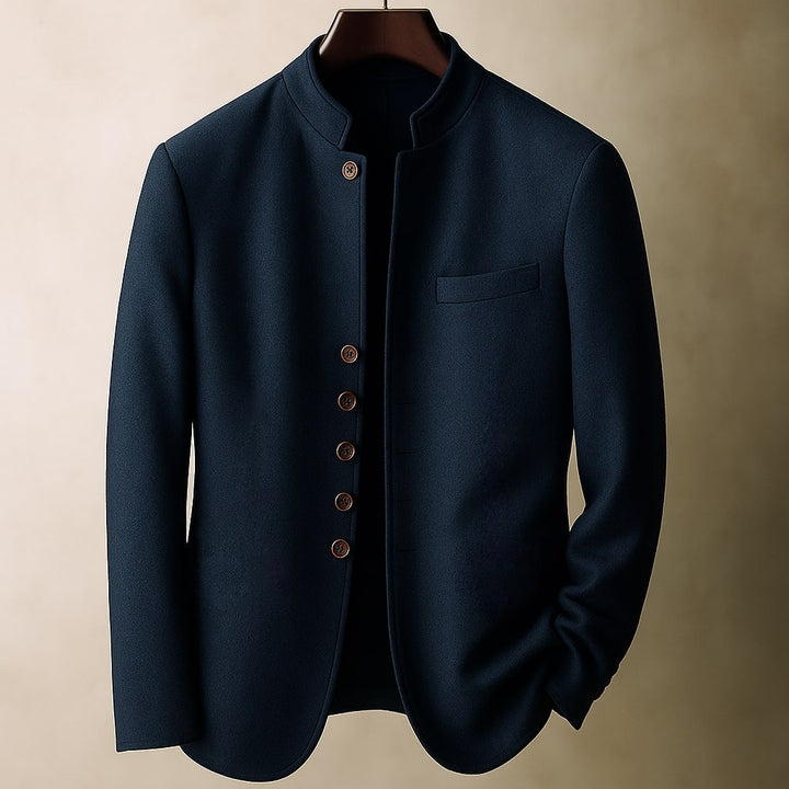 Marcello Wool Stand-Collar Jacket