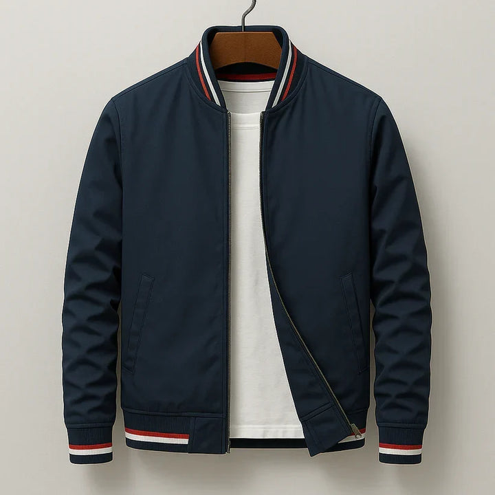 Bartholomew Striped Rib Bomber