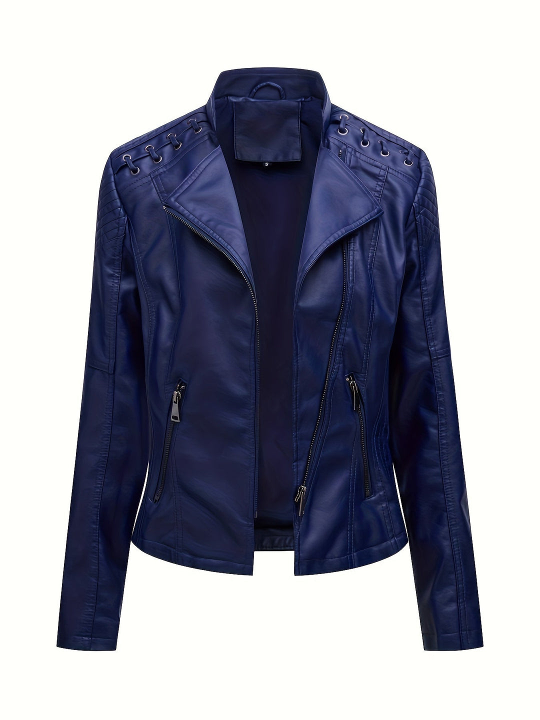 Veronika Asymmetric Zip Moto Jacket