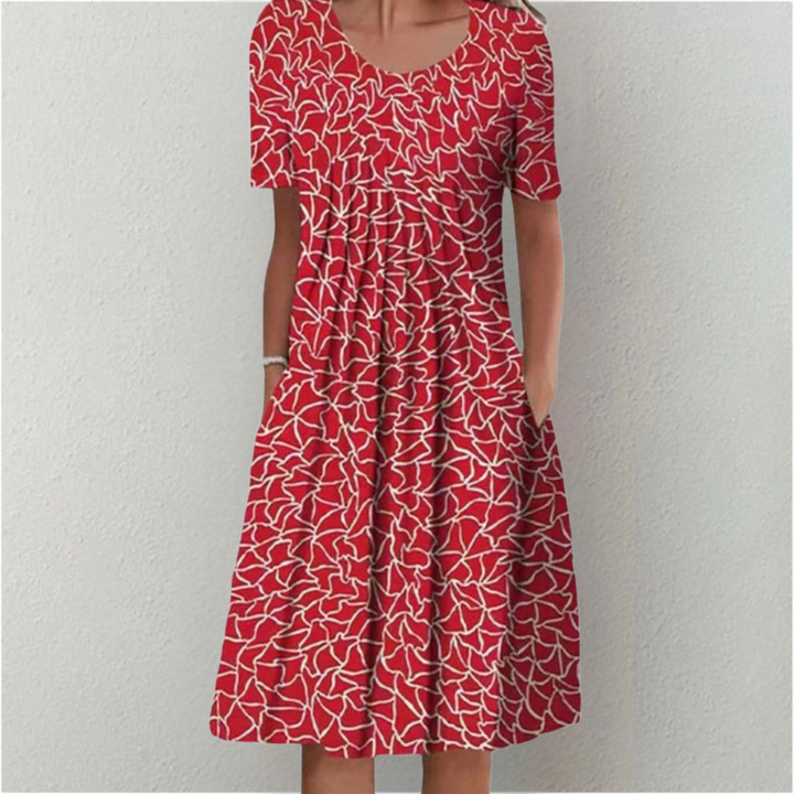 Paula Floral Pocket Midi Dress