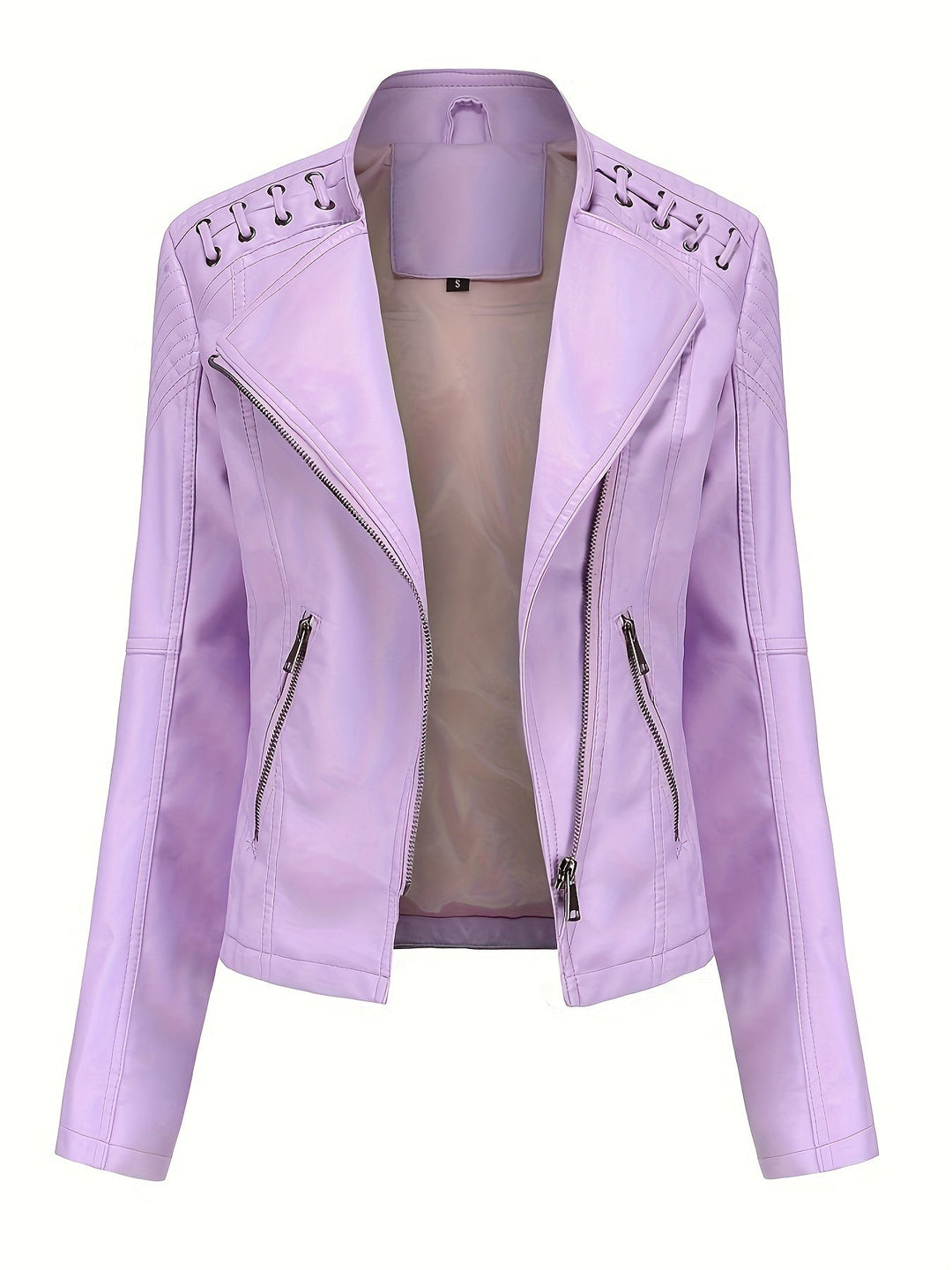 Veronika Asymmetric Zip Moto Jacket