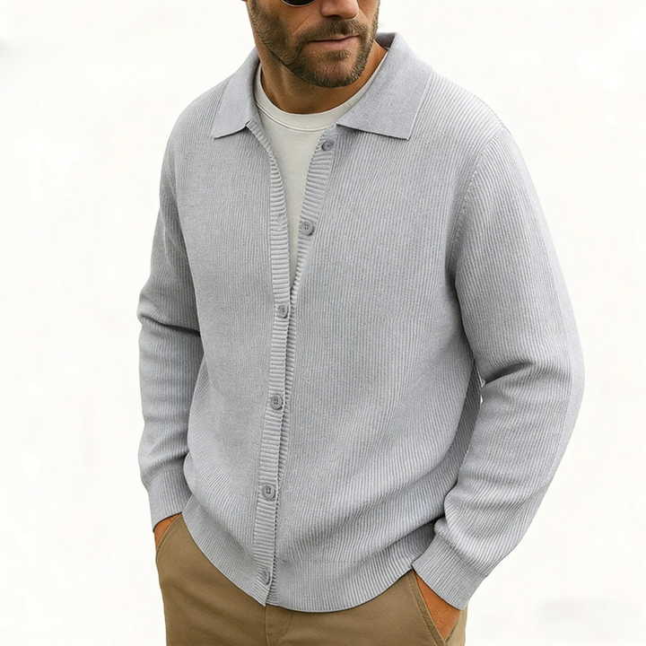 Douglas Polo Button Cardigan