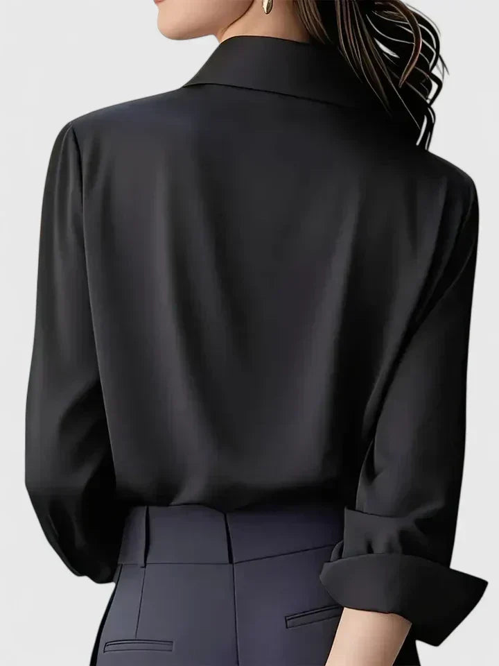 Corinne Structured Collar Blouse
