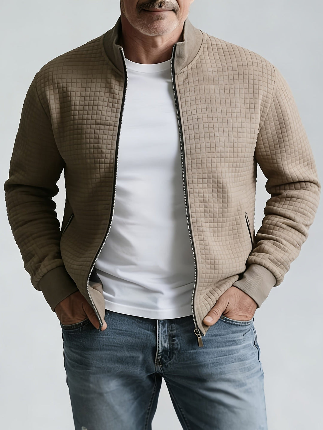 Rocco Stand-Collar Zip Jacket