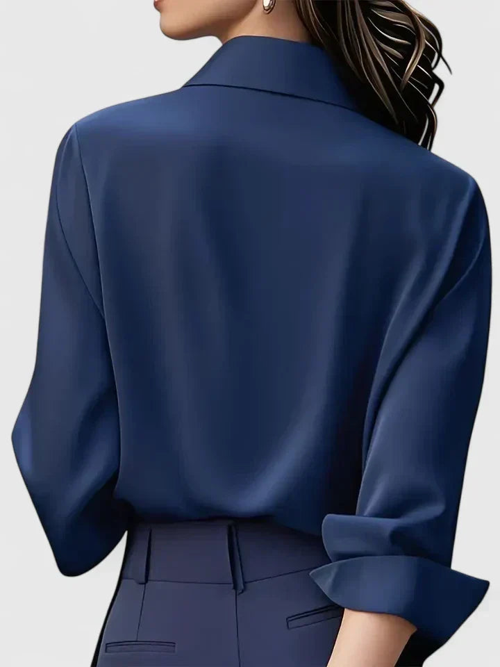 Corinne Structured Collar Blouse