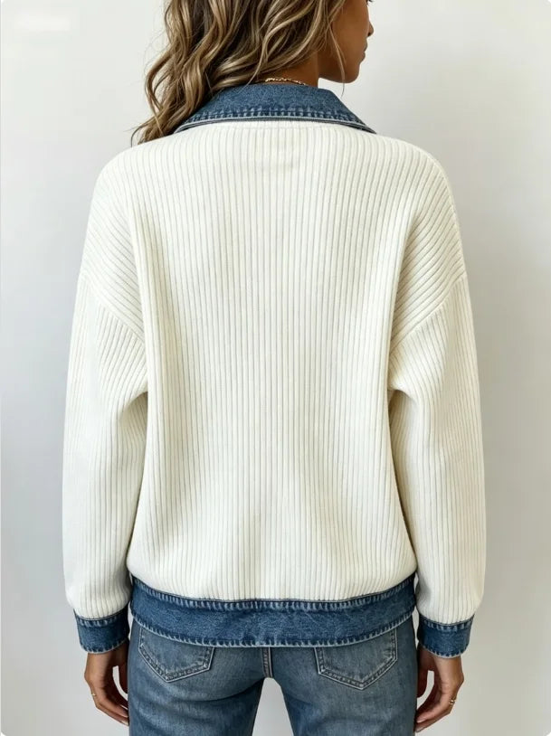 Louisa Denim Trim Jacket