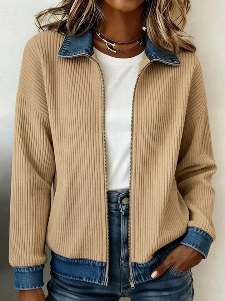 Louisa Denim Trim Jacket