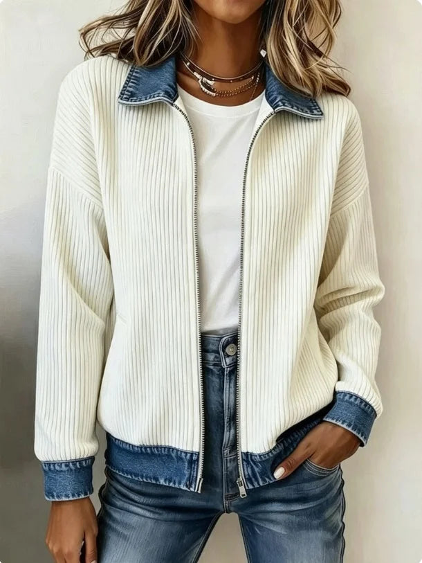 Louisa Denim Trim Jacket