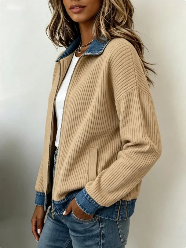 Louisa Denim Trim Jacket