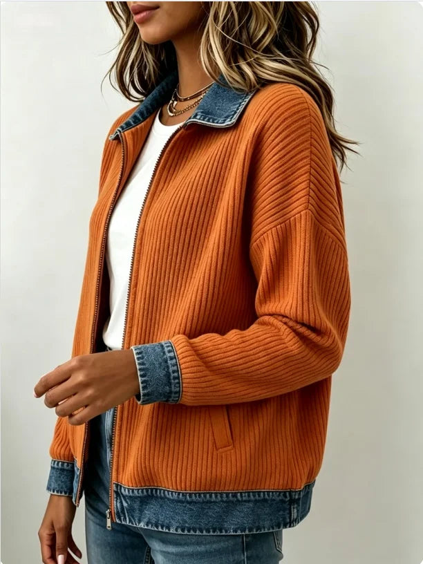 Louisa Denim Trim Jacket