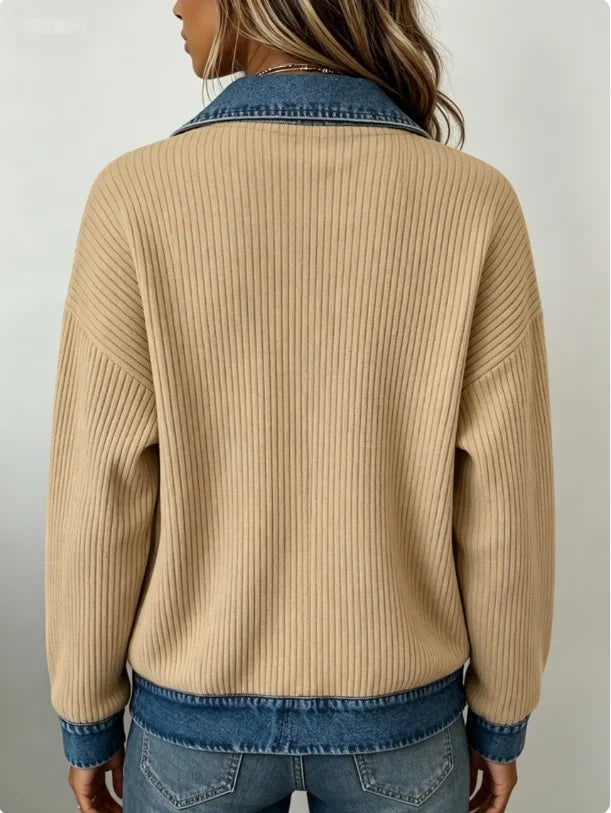 Louisa Denim Trim Jacket
