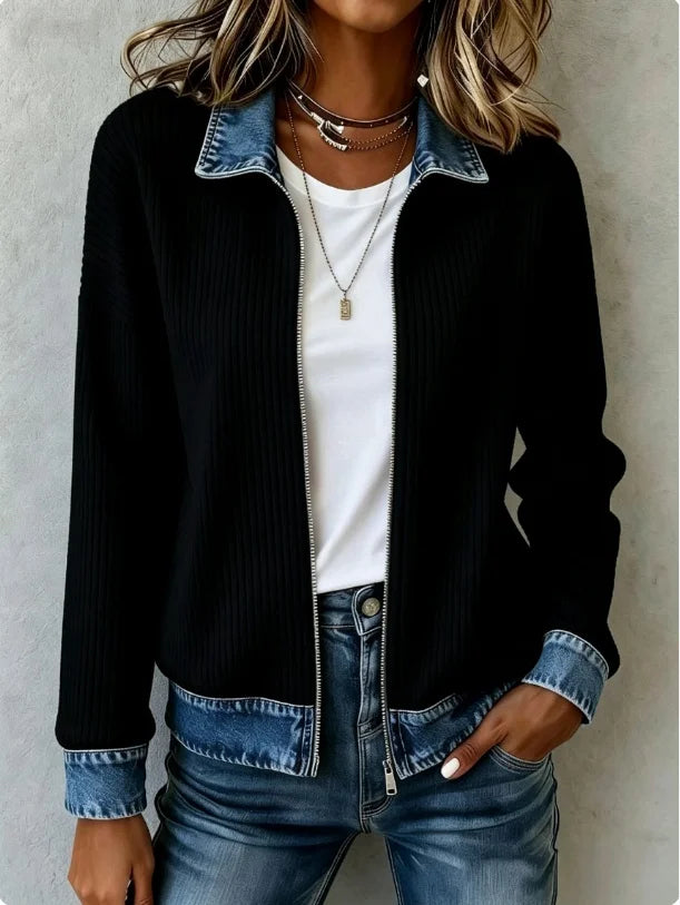 Louisa Denim Trim Jacket