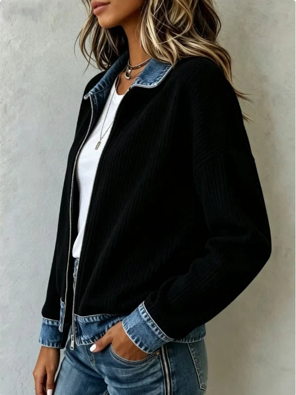 Louisa Denim Trim Jacket