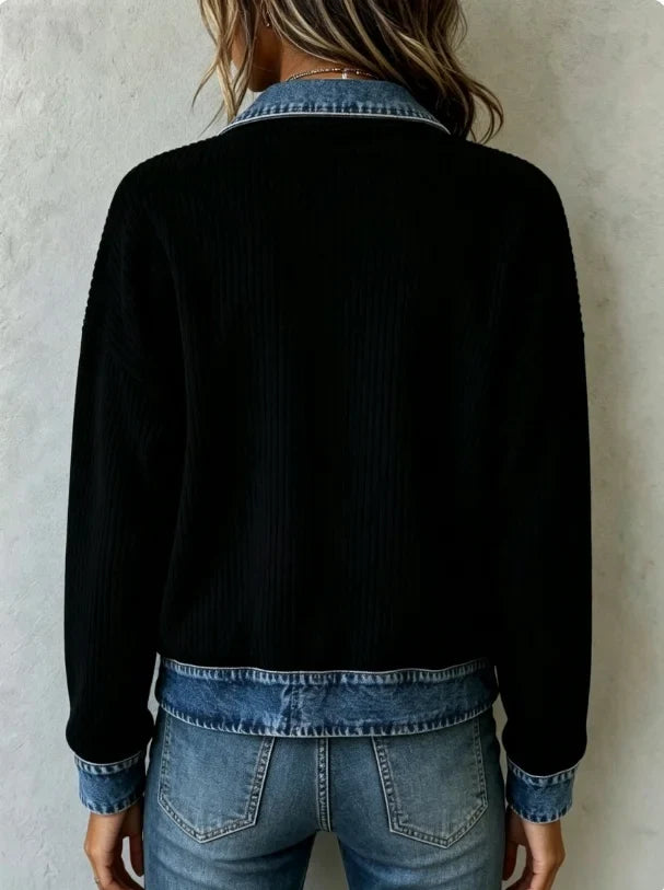 Louisa Denim Trim Jacket