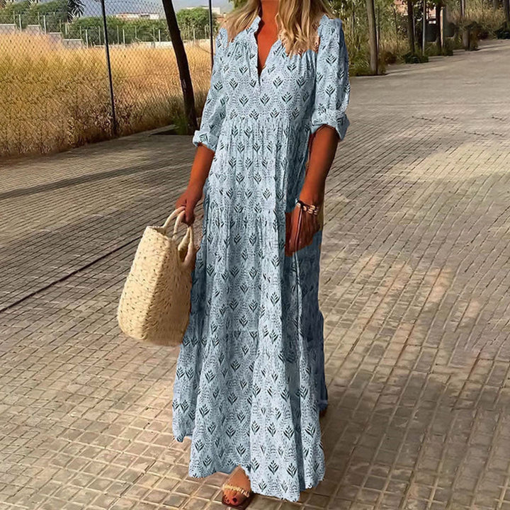Ginnie Boho Print Maxi Dress