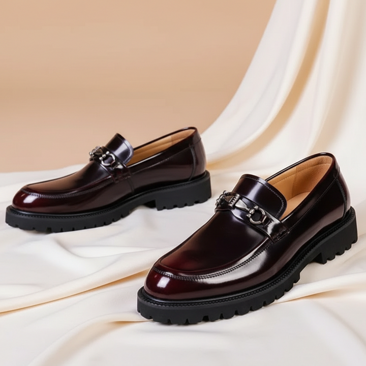 Valentino Leather Loafers