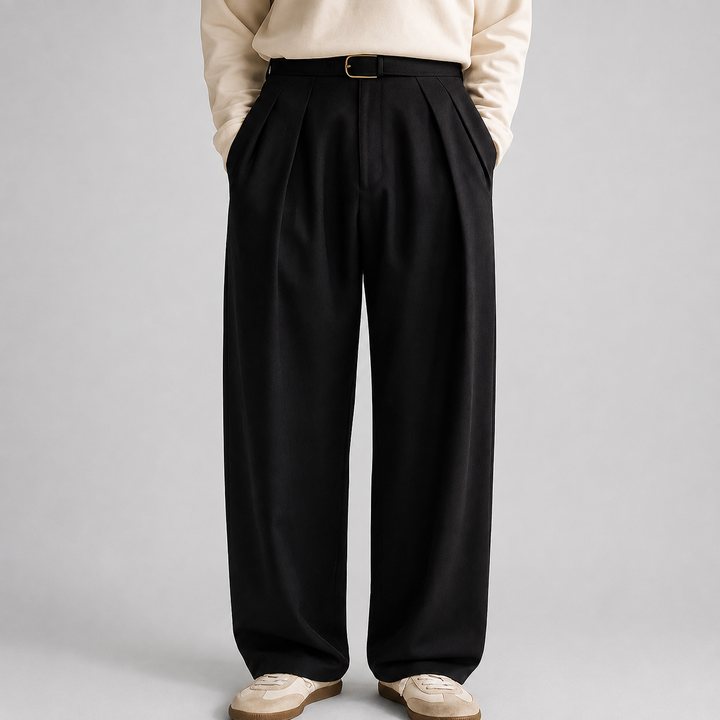 Everard Pleated Front Trousers