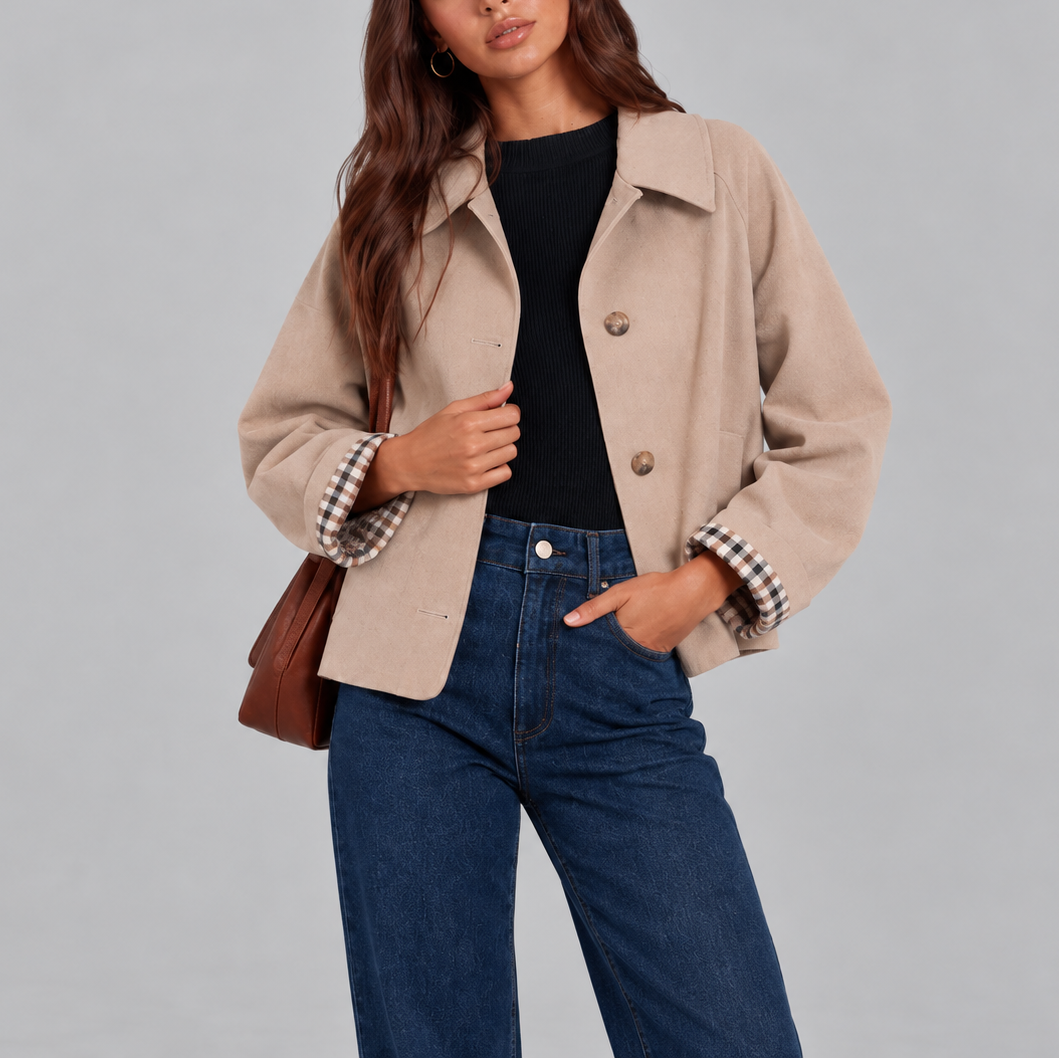 Oakleigh Cropped Trench Jacket