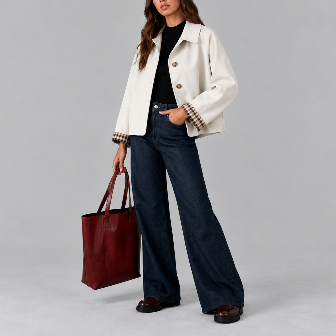 Oakleigh Cropped Trench Jacket