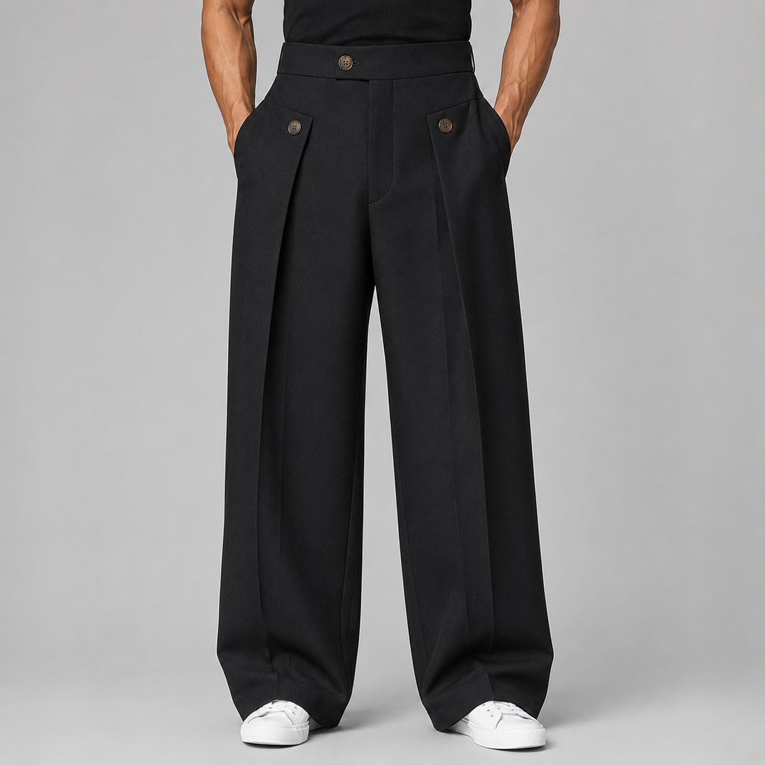 Callum Pleated Front Trousers