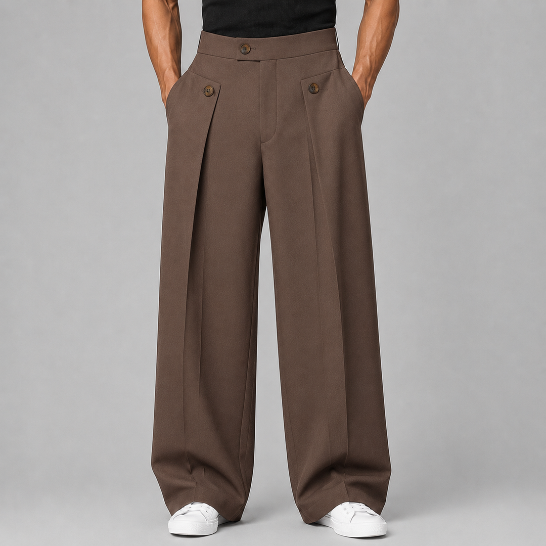 Callum Pleated Front Trousers