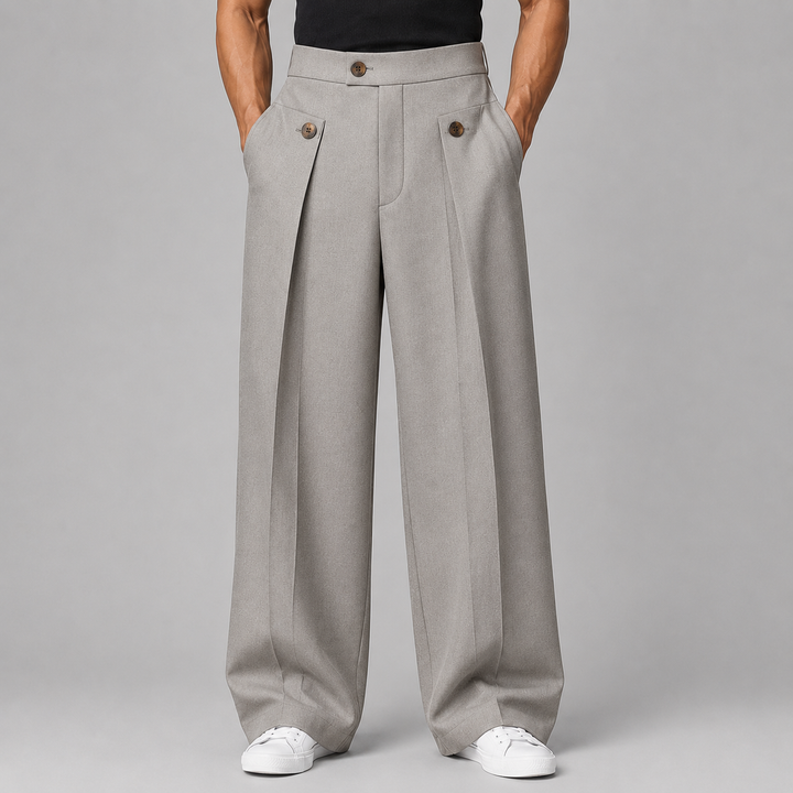 Callum Pleated Front Trousers