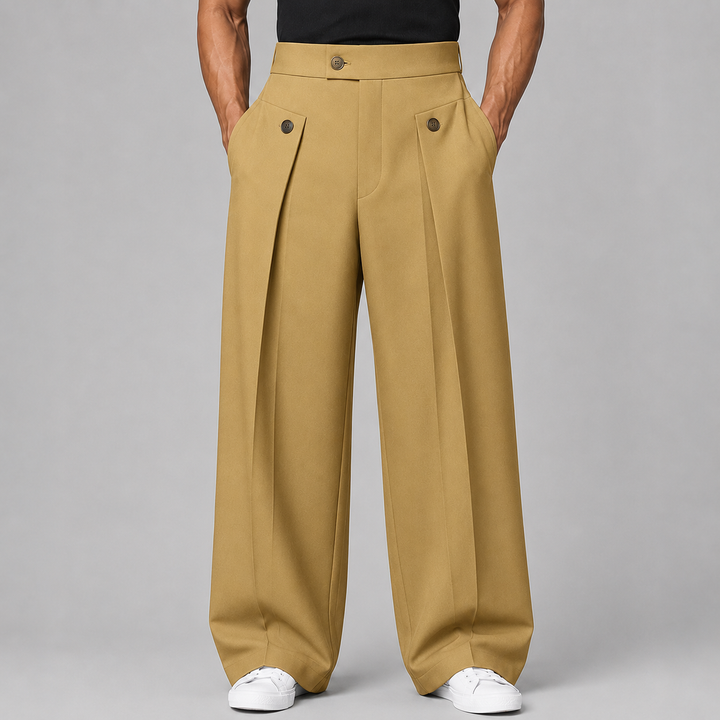 Callum Pleated Front Trousers