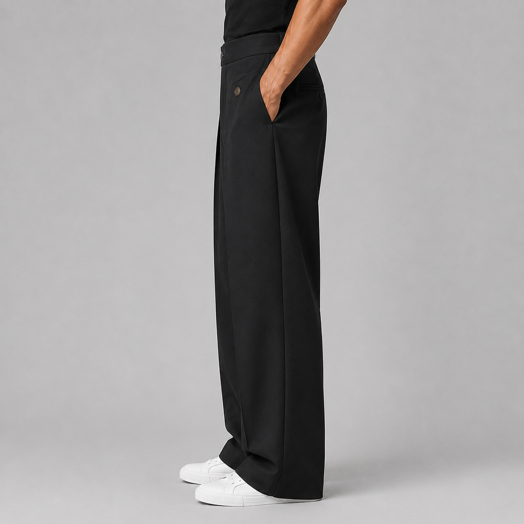 Callum Pleated Front Trousers