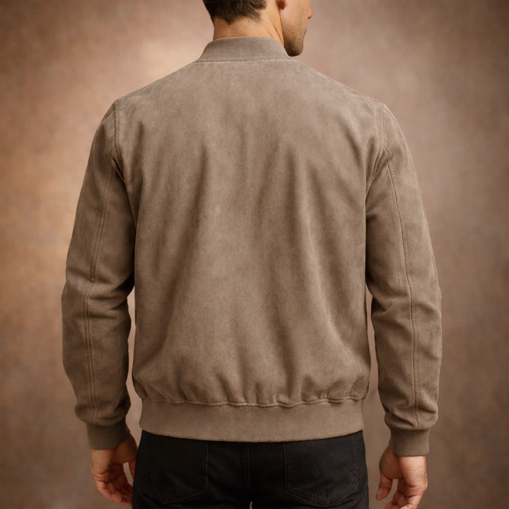 Beckham Suede Bomber Jacket