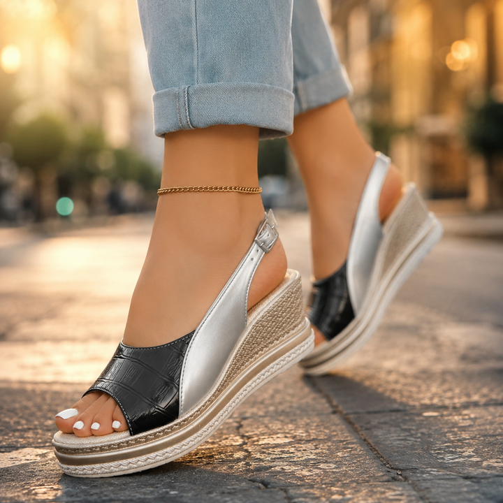 Merion Orthopedic Slingback Wedge Sandals