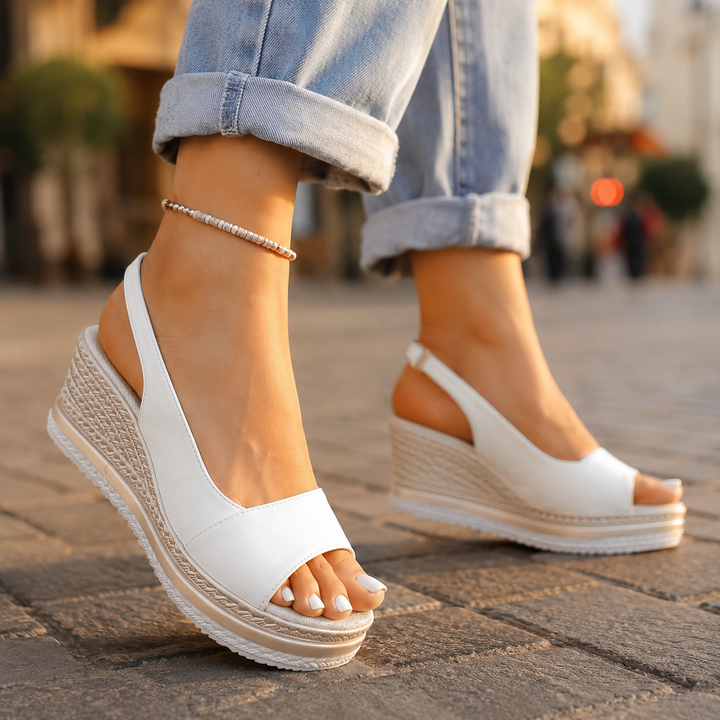 Merion Orthopedic Slingback Wedge Sandals