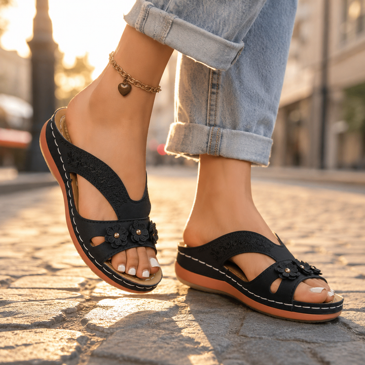 Aurielle Comfortable Support Wedge Sandals