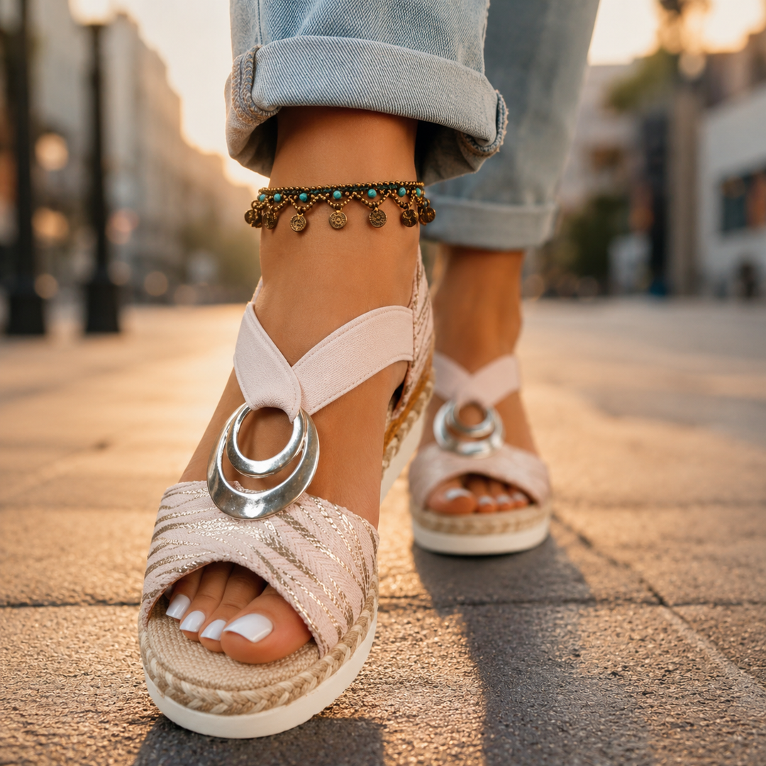 Thalisse Platform Wedge Sandals