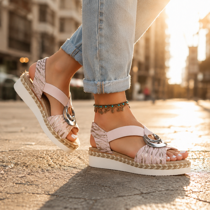 Thalisse Platform Wedge Sandals