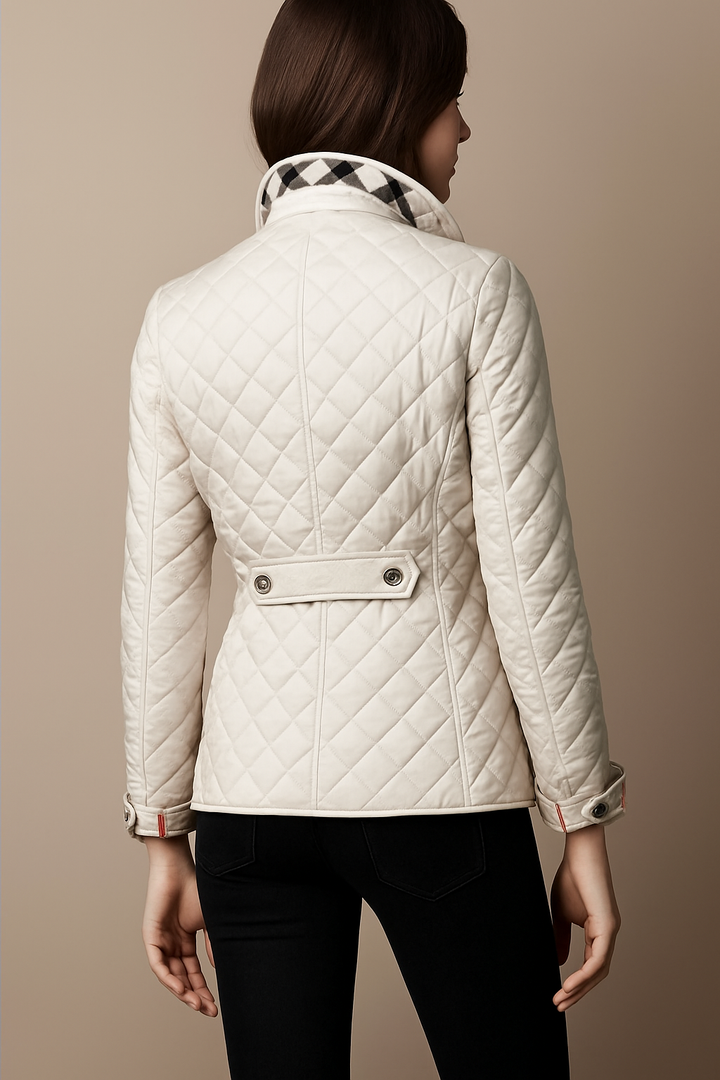 Madeline Quilted Button Jacket