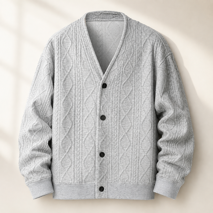 Tristan Diamond Button Cardigan