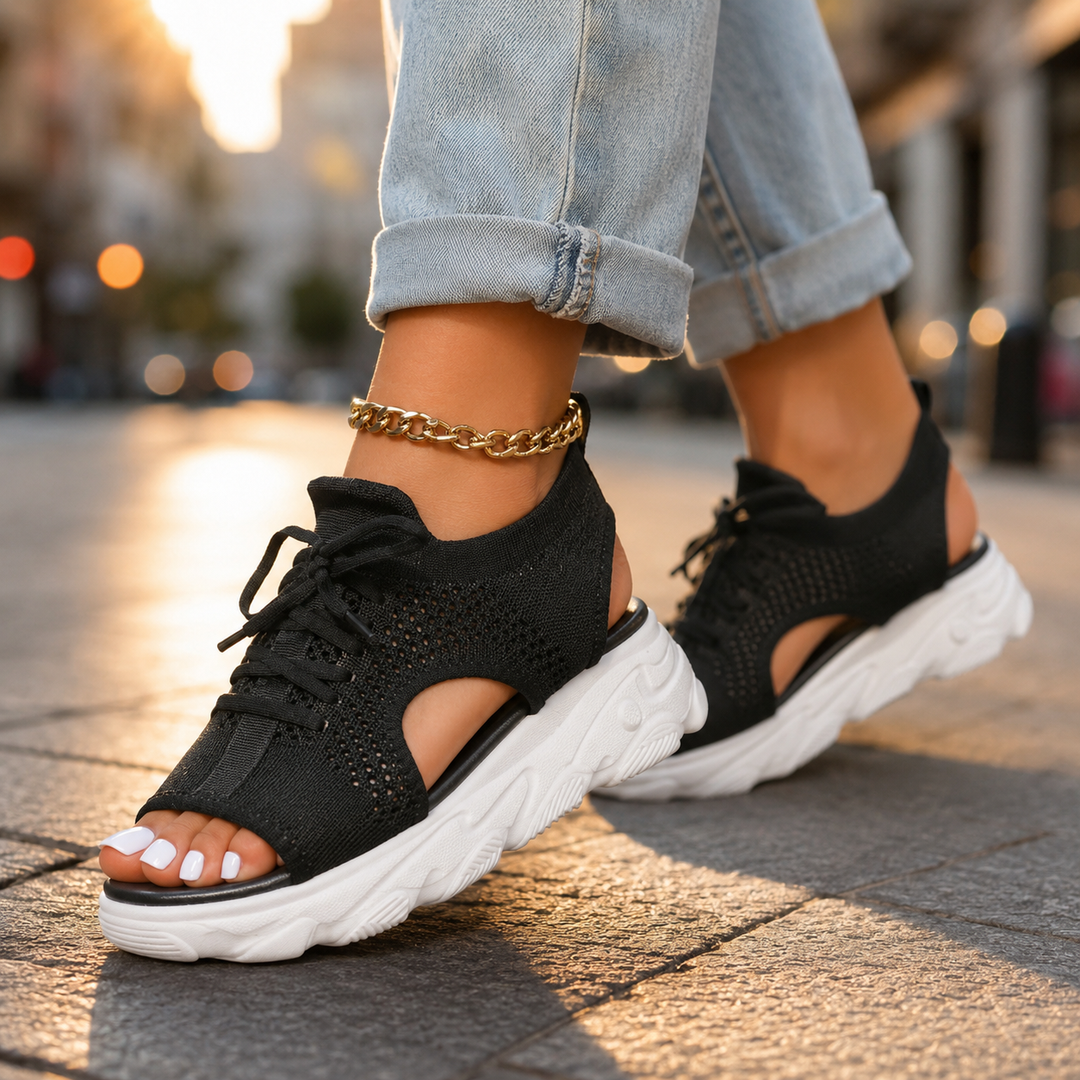 Viviana Comfortable Supportive Lace Up Sandals