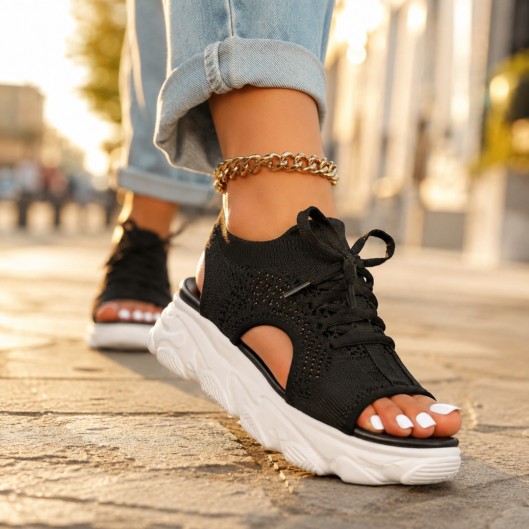 Viviana Comfortable Supportive Lace Up Sandals
