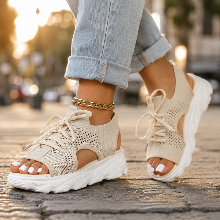Viviana Comfortable Supportive Lace Up Sandals