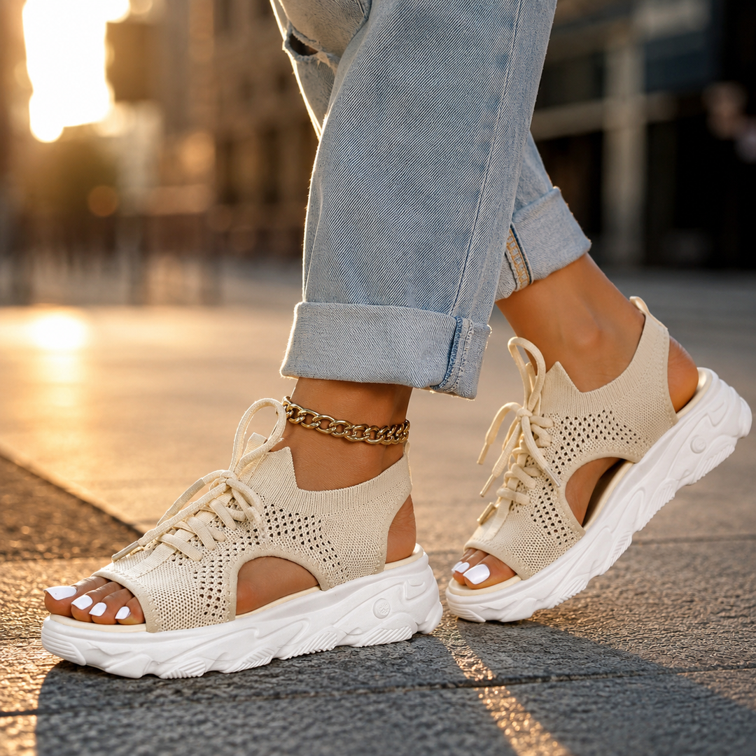 Viviana Comfortable Supportive Lace Up Sandals